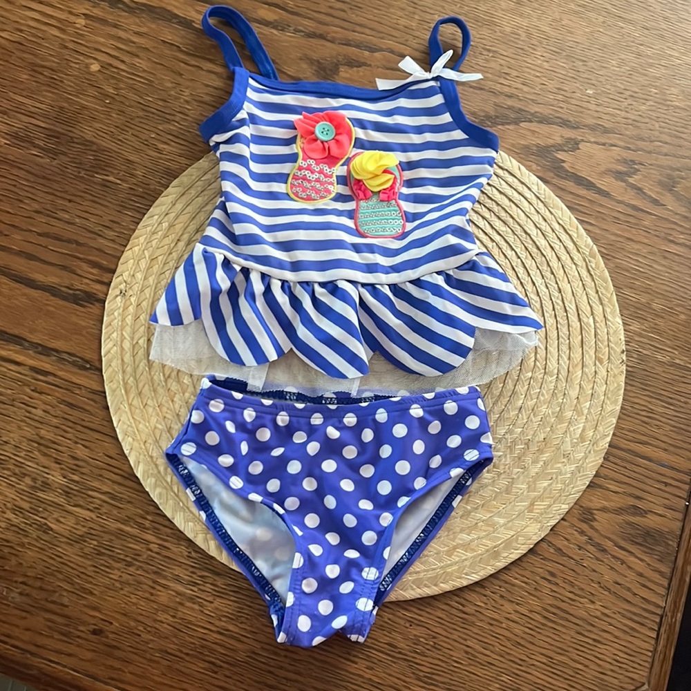 Flapdoodles Kids Baby Swim Set Bikini Size 24